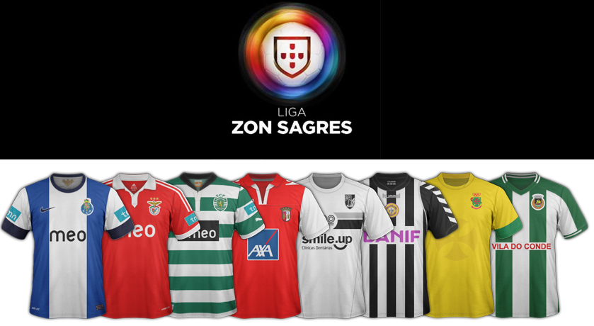 Maillot de foot 2012-2013 de Liga ZON Sagres